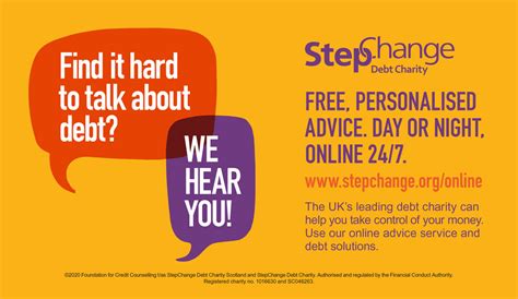 stepchange charity contact number.